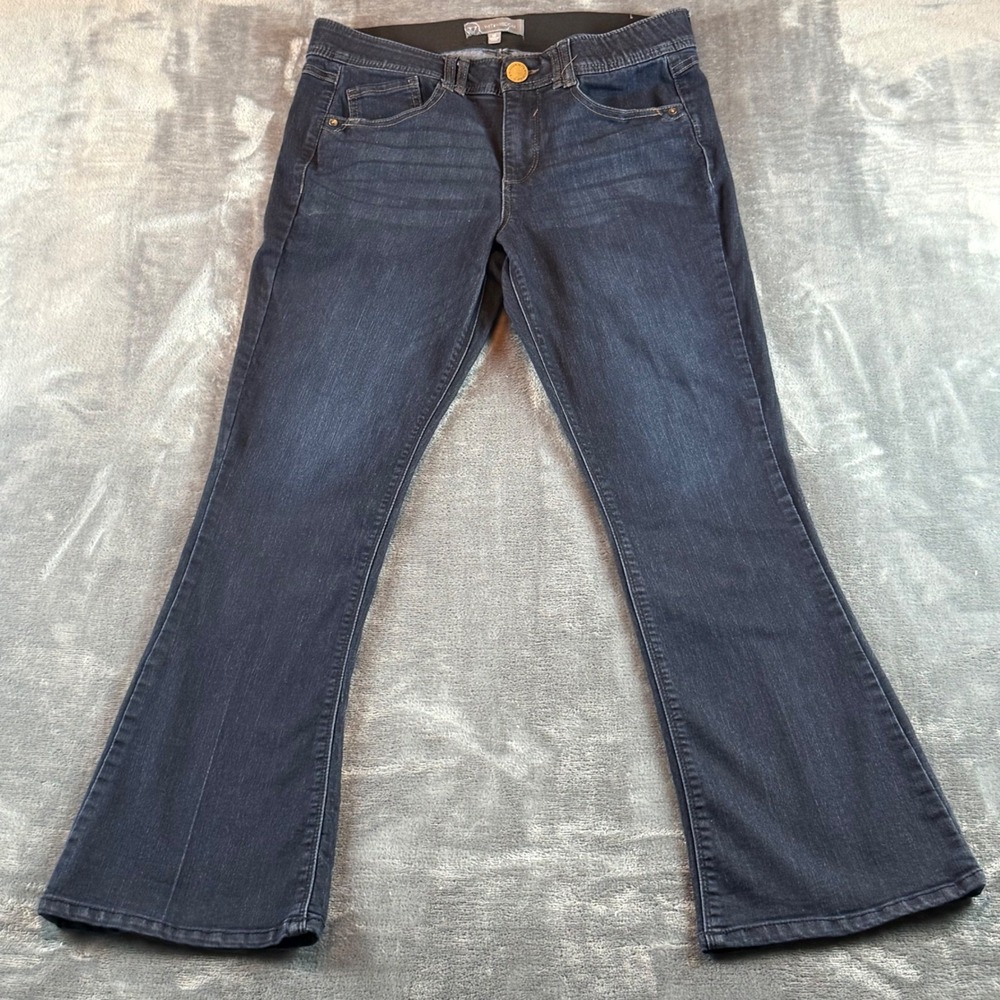 Wit & Wisdom Women's Jeans Bootcut Size 14 High Rise Dark Wash